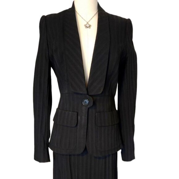 Max Studio Black Blazer - Size 4 - Picture 1 of 8